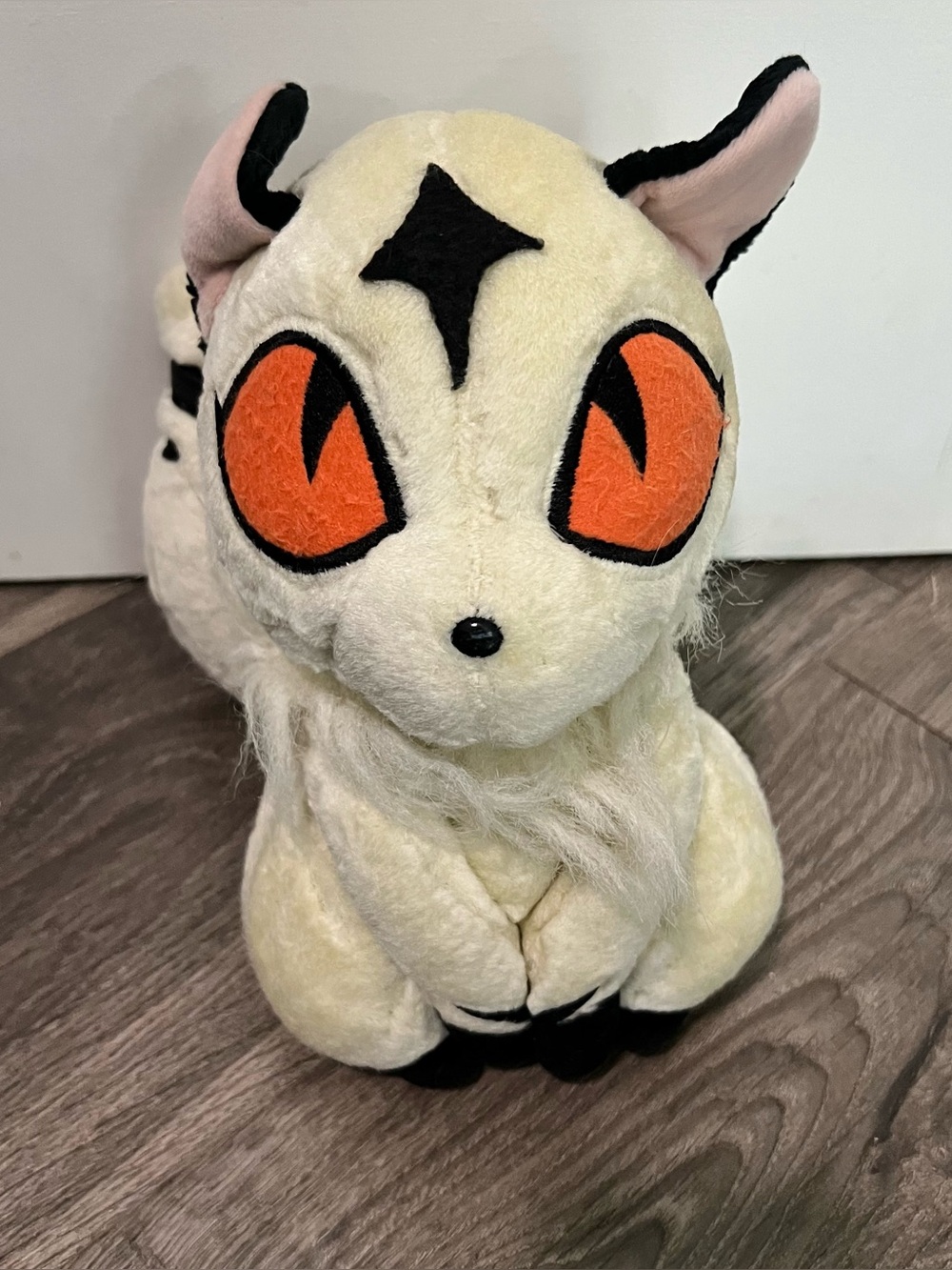 Vintage Y2K 2000 Inuyasha Kirara Cat 9" Plush Stuffed Toy Anime Fair Condition